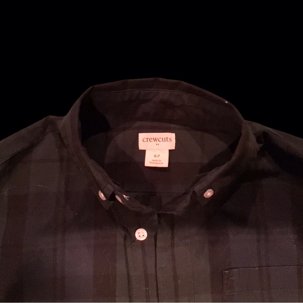 Crewcuts by J Crew boys long sleeve button down shirt, boys 6/7